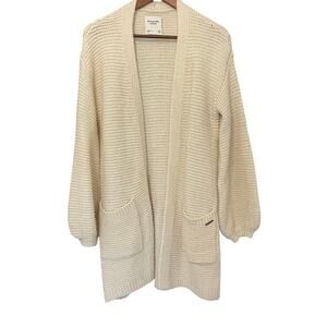Abercrombie & Fitch Women's Chunky Long Cardigan Sweater Size XS